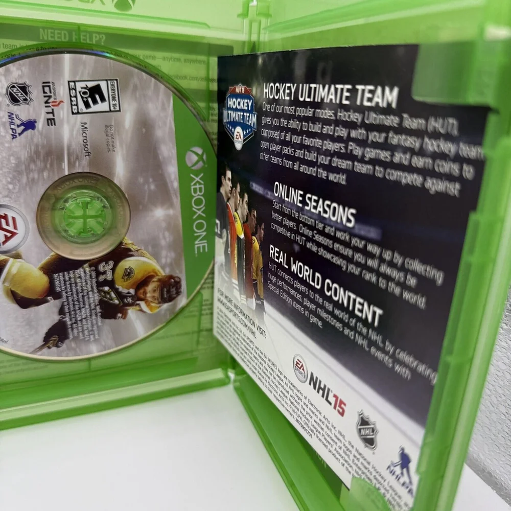 NHL15 Xbox One Tested And Working.‎ No Manual